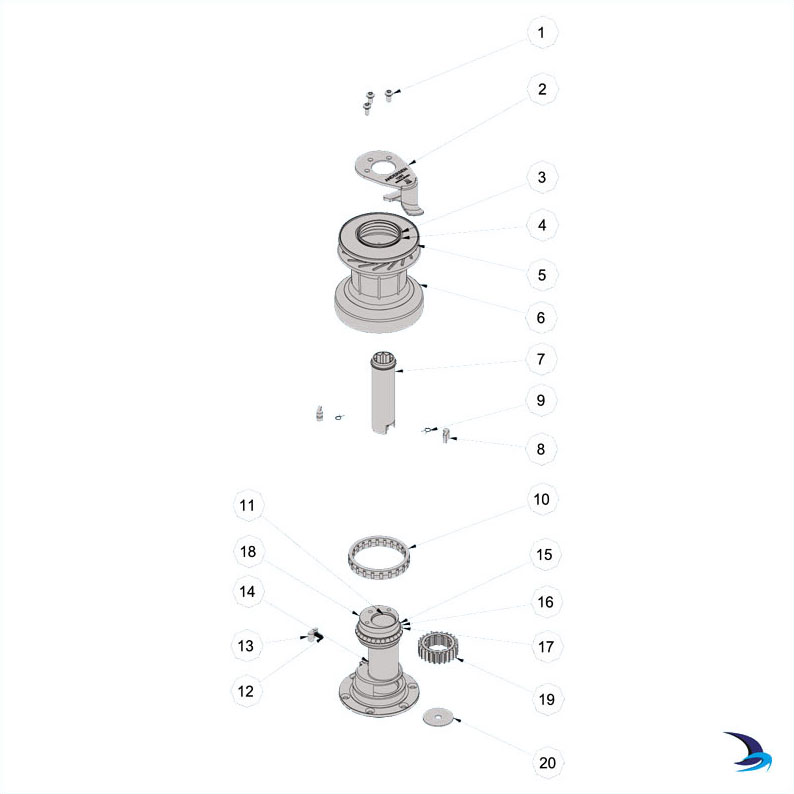 Andersen Self Tailing Winch Spares (Size 12ST Pre 2006)