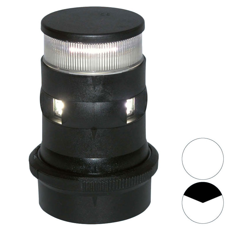 Aqua Signal Series 34 LED Masthead/Anchor Light (Black Housing)