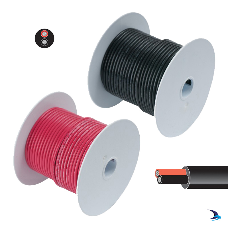 Tinned Cable Two Core Round 1.5mm2 30m Reel