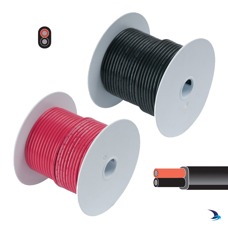 Tinned Cable Two Core Flat 2.5mm2 100m Reel