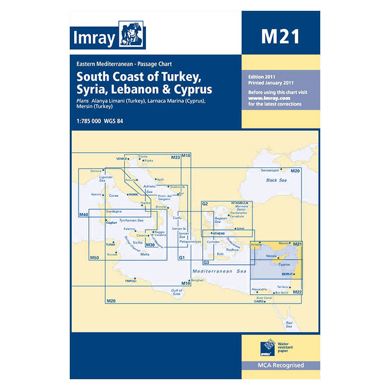 Imray Charts Mediterranean