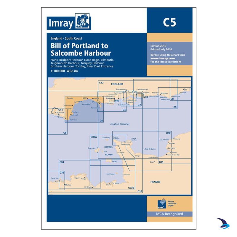 Imray - Chart C5 Bill of Portland to Salcombe Harbour