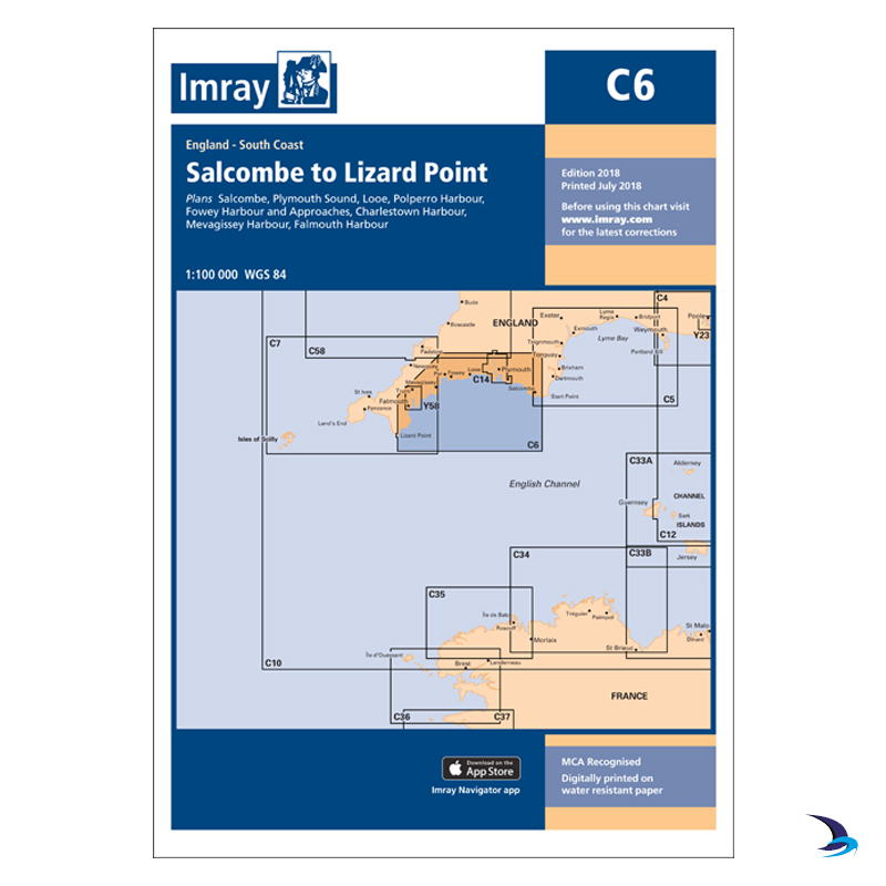 Imray - Chart C6 Salcombe to Lizard Point