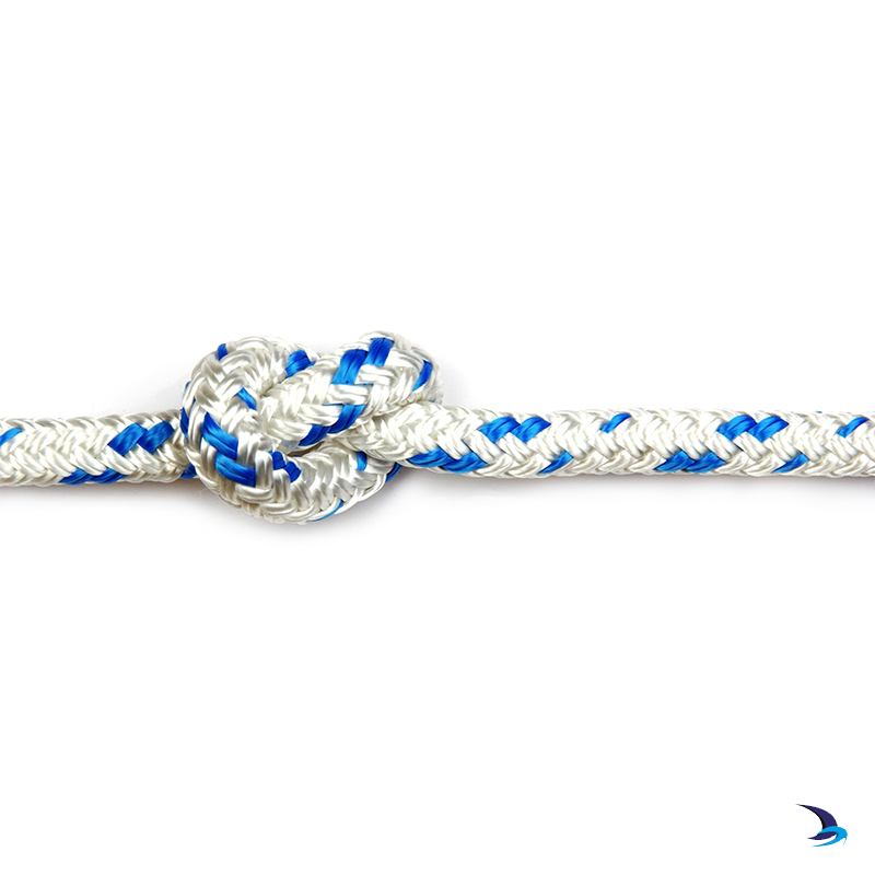 Kingfisher - Braid on Braid Polyester Rope Blue Fleck 10mm