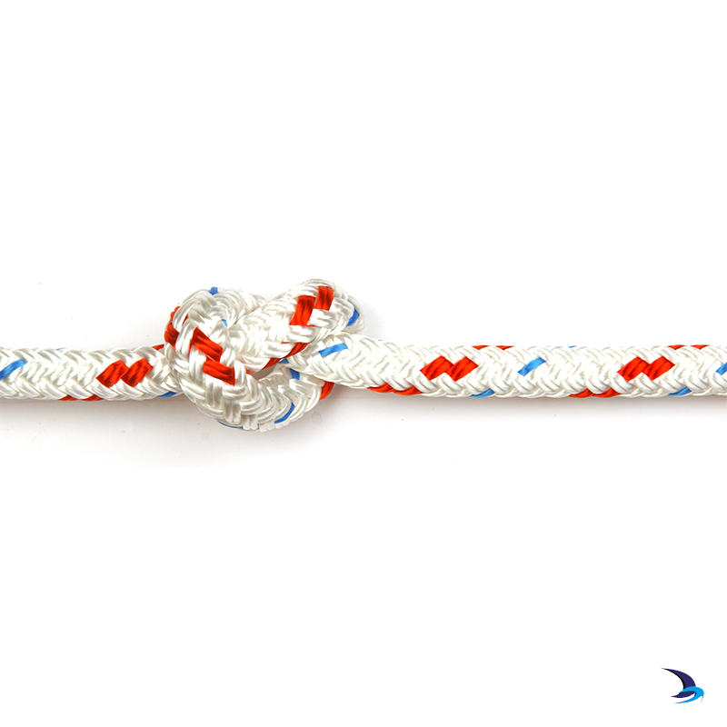 Kingfisher - Braid on Braid Polyester Rope Red Fleck 12mm