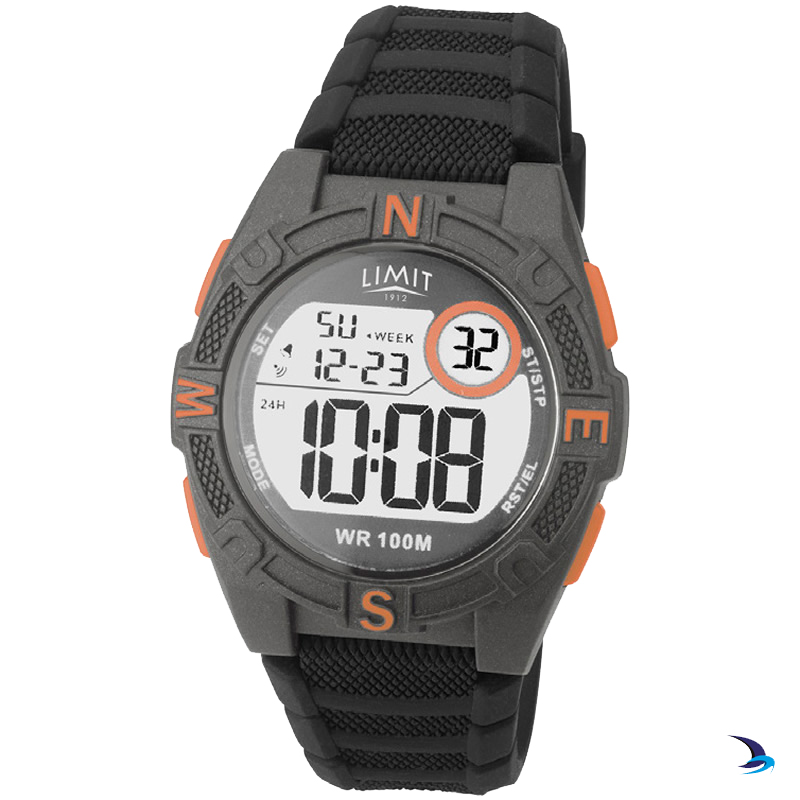 Limit - Countdown Watch, Grey/Orange