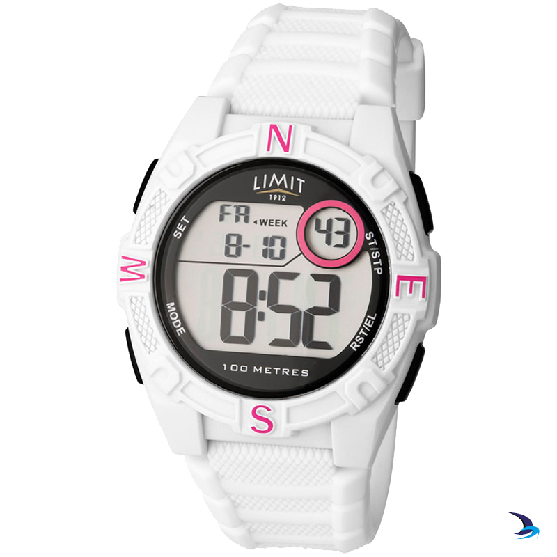 Limit - Countdown Watch, White/Pink