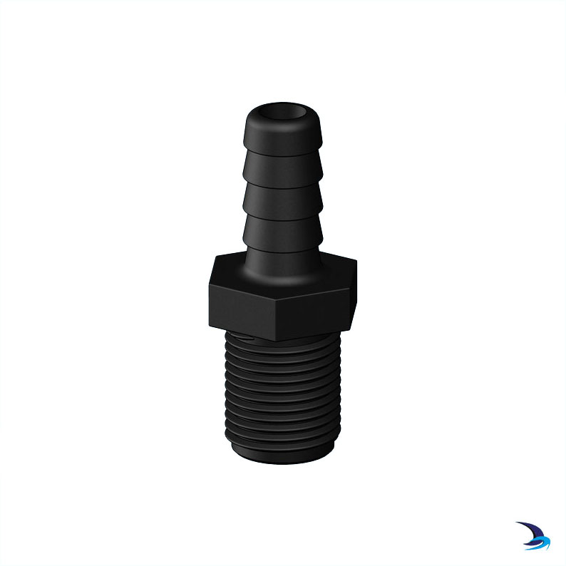 TruDesign - Straight Hose Tail Male 13mm 1/2'' BSP
