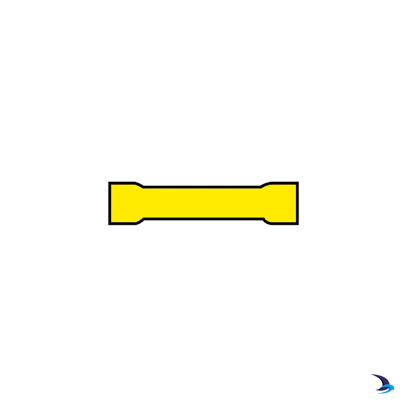 Pre Insulated Straight Connector Yellow
